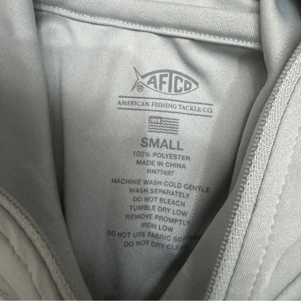 Aftco Light Hoodie Jacket Shirt Size Small Active - Picture 7 of 11
